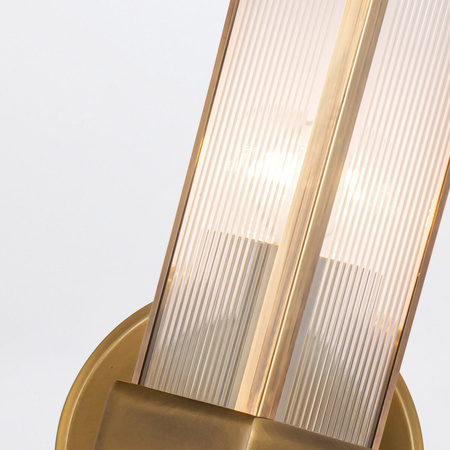 Kinkiet Cairo - 2 źródła światła - Vintage mosiądz