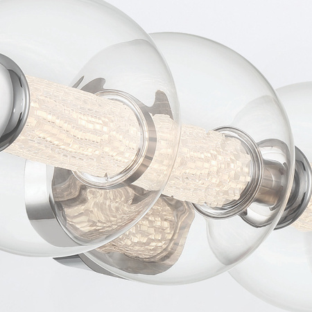 Kinkiet Atomo - 4 źródła światła - Polerowany chrom