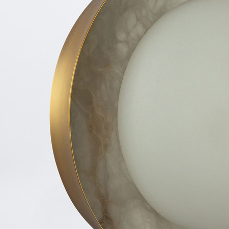 Kinkiet LED Alonso - Vintage mosiądz