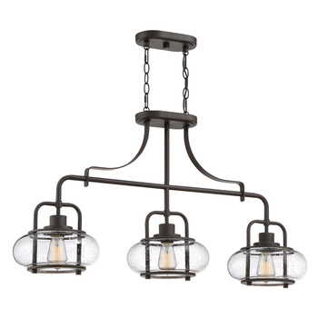 Lampa wisząca Trilogy - 3 źródła światła - Stary brąz