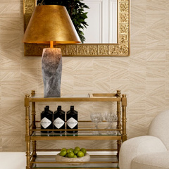 Lampa stołowa Camelia grey marble Eichholtz