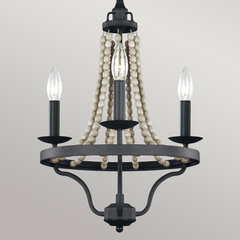 Żyrandol Nori - 3 źródła światła - Stary cynk