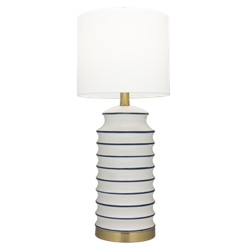 Lampa stołowa COASTAL T01026BR-WH