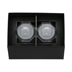 Zestaw 2 szklanek do whisky Versace Crystal Lumiere Hase