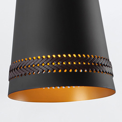 Kinkiet Brickell - 1 źródło światła - Matowa czerń