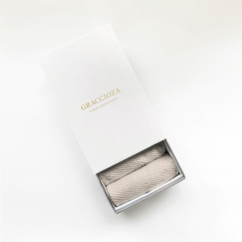 Zestaw Upominkowy Ręczników Graccioza Bee Waffle 30x30 cm Fog