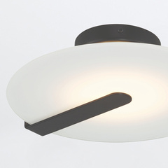 Mały plafon / kinkiet Nuvola - Matowa czerń