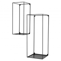Stojak ścienny Deco prostokątny zestaw 2