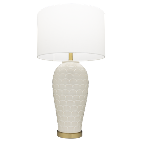 Lampa stołowa MURCIA T01033BR-WH