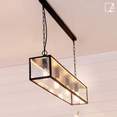 Lampa wisząca Authentage Vitrine długa + zintegrowany LED