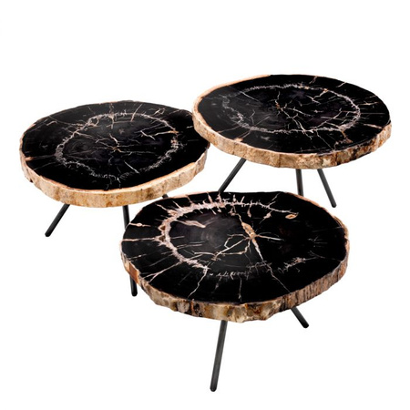 Stolik kawowy De Soto zestaw 3 szt. Eichholtz - My Honey Home