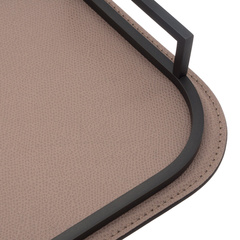 SKÓRZANA TACA BELLINI - 31.5 x 21.5 x 4 CM - GIOBAGNARA - MY HONAY HOME