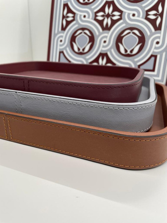 TACA SKÓRZANA - 17.5 x 23.5 x 3.5 CM - GIOBAGNARA - MY HONEY HOME