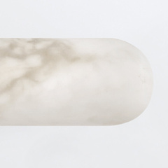 Duży kinkiet LED Ibiza - Oksydowana czerń