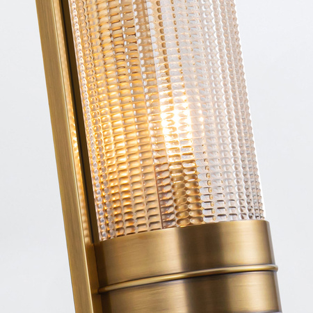 Kinkiet Willard - 2 źródła światła - Vintage mosiądz