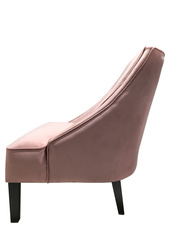 PUDROWO-RÓŻOWY WELUROWY FOTEL - MY HONEY HOME