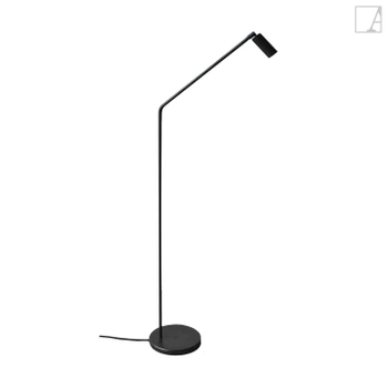 Lampa podłogowa Authentage Lit z wygiętym ramieniem
