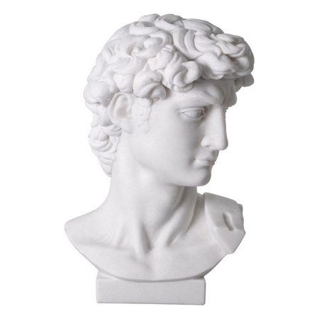 Dekoracja David white marble