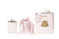 ŚWIECA ZAPACHOWA PINK Z APASZKĄ COTE NOIRE - MY HONEY HOME