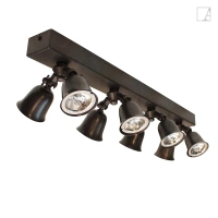 Lampa kierunkowa Authentage Fleure Twin o szerokości 30 cm