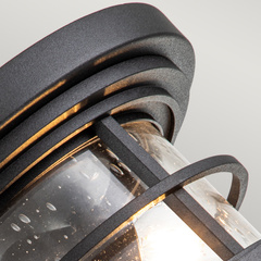 Plafon Lighthouse - 2 źródła światła - Teksturowana czerń