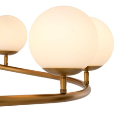 Żyrandol Brissac antique brass finish