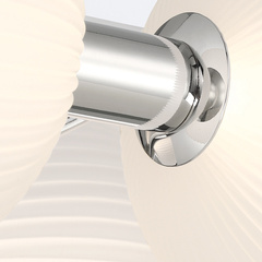 Kinkiet Palmas - 3 źródła światła - Polerowany nikiel