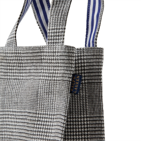 Torba na wino Camryn czarna/biała RALPH LAUREN