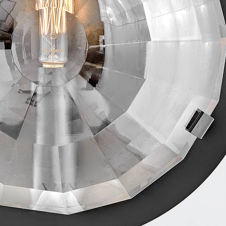 Kinkiet Leo - 1 źródło światła - Czarny