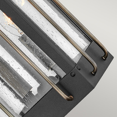 Duża latarnia naścienna Fitzgerald - 3 źródła światła