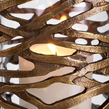 Świecznik Eichholtz Lanai L vintage brass finish