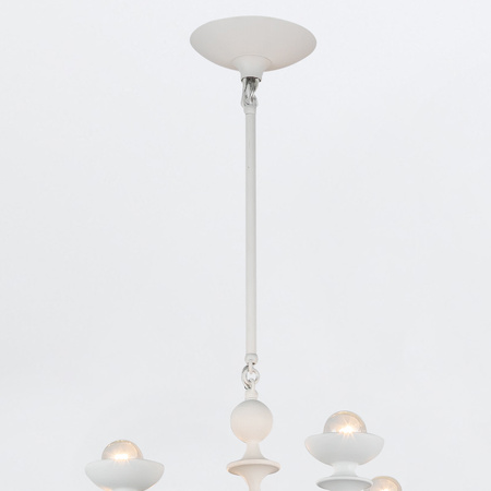 Żyrandol Cadence - 18 źródeł światła - Antyczna biel