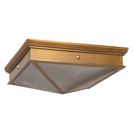 Plafon Cairo - 2 źródła światła - Vintage mosiądz