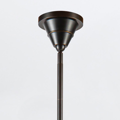 Lampa wyspowa Willard - 2 źródła światła - Miejski brąz