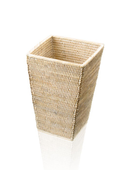 Kosz na papier Decor Walther Rattan jasny