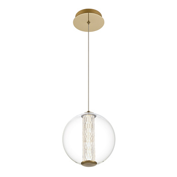 Lampa wisząca Atomo - 1 źródło światła - Szczotkowane złoto