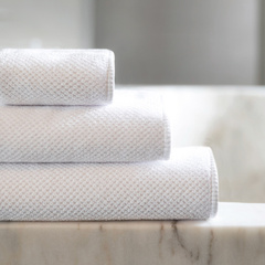 Ręcznik Graccioza Bee Waffle 70x140 cm White