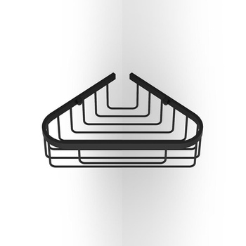 Koszyk prysznicowy do narożników Decor Walther Czarny mat