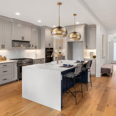 Lampa wisząca Nottingham - 3 źródła światła - Antyczny mosiądz