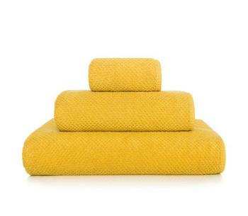 Ręcznik Graccioza Bee Waffle 90x180 cm Mustard