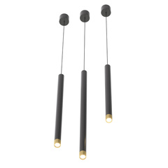 Lampa wisząca Q I Nero / Gold 60