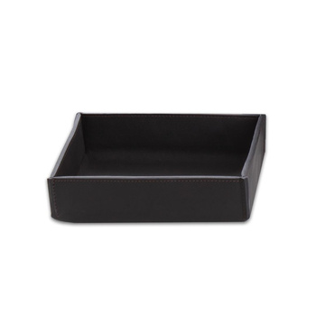 Taca Decor Walther NAPPA Skóra naturalna Czarny-brown