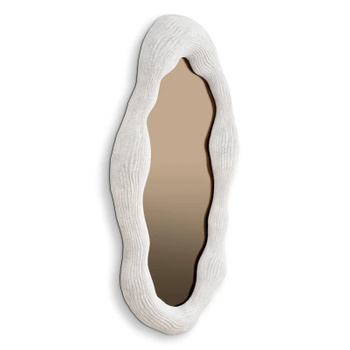 Lustro Eichholtz Genta L z białym wykończeniu