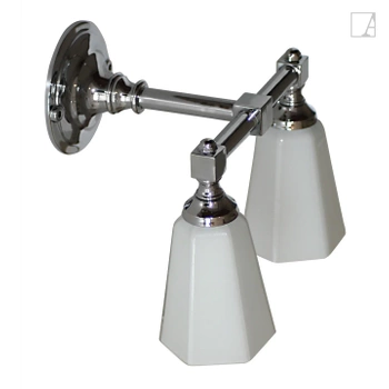 Lampa ścienna Authentage Bainwat 90° - podwójna