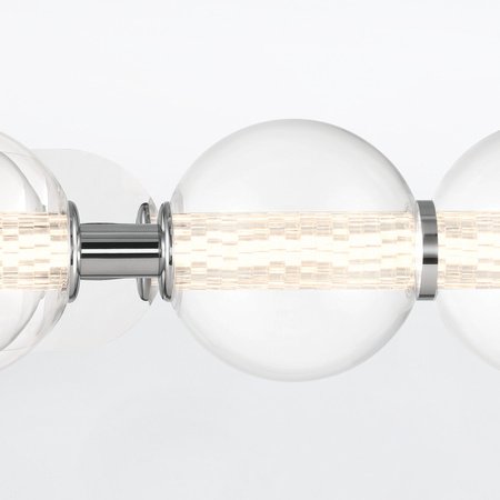 Kinkiet Atomo - 5 źródeł światła - Polerowany chrom