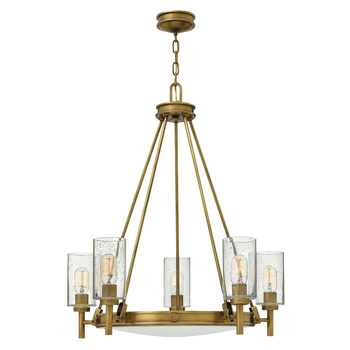 LAMPA WISZĄCA COLLIER - POSTARZANY MOSIĄDZ - ELSTEAD - MY HONEY HOM