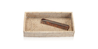 Taca Decor Walther kwadratowy Rattan jasny