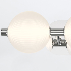 Kinkiet Palmas - 3 źródła światła - Polerowany nikiel