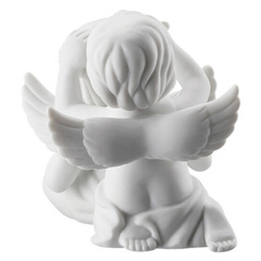 Para aniołów dużych z kwiatami