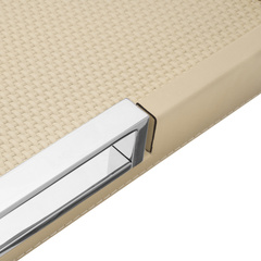 TACA SKÓRZANA VICTOR - 44 x 54 x 4.5 CM - GIOBAGNARA - MY HONEY HOME